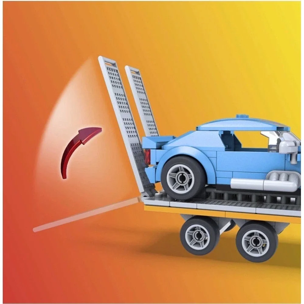 Mega Construx Hot Wheels Twinduction Hauler Pack Building Set 355 Pieces Ages 5+